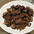 くろさとる's cooksnap of when they made 牛肉と舞茸と茄子の炒め物☆.