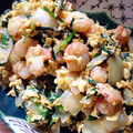 Pugまこちゃん's cooksnap of when they made ぷりぷり海老の定番ニラ卵★海老の下処理付.
