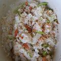 ﾌﾗﾝｸﾐｭｰﾗ's cooksnap of when they made ル・クルーゼで鮭ネギごはん.