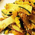 りぼんLOVE's cooksnap of when they made カボチャとサツマイモのきんぴら.