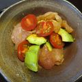 ☆Rokko☆'s cooksnap of when they made アボカドマグロに長芋トマト.