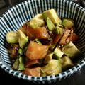 あゆたかたろー's cooksnap of when they made サーモンとアボカドのデリ風づけ丼♪.