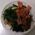 そらゆいのママ's cooksnap of when they made ほうれん草とベーコンのバターソテー.