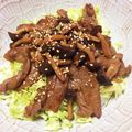 Yukanonkun's cooksnap of when they made お手軽。牛肉の和風丼。.