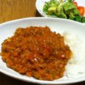 こっぷぽ～ん's cooksnap of when they made 簡単！トマトのヘルシーキーマカレー.
