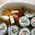 きらり流れ星's cooksnap of when they made お弁当に水菜とかにかまのり巻き.