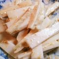 ringoochan's cooksnap of when they made ウドのゴマ味噌マヨ和え.