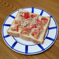 msft5632's cooksnap of when they made ＊からしマヨdeツナとトマトのトースト＊.
