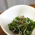 asupara＊'s cooksnap of when they made しらすときゅうりの梅肉和え.