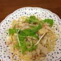 Karikari苺's cooksnap of when they made 簡単♡筍とツナのネギ塩パスタ.