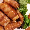 rinarinaya's cooksnap of when they made 甘辛い♪肉巻き長芋の照り焼き.