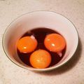 ちょこちょこまん's cooksnap of when they made [簡単]醤油タレ漬け卵黄.