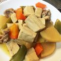 keicooon's cooksnap of when they made 常備菜に！高野豆腐と根菜の簡単煮物.