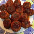 ラクラクダ's cooksnap of when they made ＊椎茸の肉詰め　トマトソースver.＊.