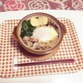 クックFO3E5B☆'s cooksnap of when they made 土鍋であったか！すき焼き風うどん♪.