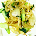 なおころピッコロ's cooksnap of when they made 小松菜と舞茸と新玉ねぎの☆オイスター炒め.