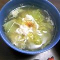 みーtan's cooksnap of when they made すごくおいしい！卵白のふんわりスープ.