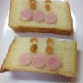 たにたーに's cooksnap of when they made ✿キャラ弁☆アンパンマンの卵サンド✿.