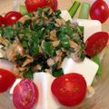 momonga222's cooksnap of when they made 豆腐と小松菜もやしの和風ツナサラダ.