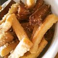 ブラックまんじゅう♡'s cooksnap of when they made おやつに☆パンの耳でシュガーラスク.