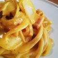 ＊ＡＫＯＲＩ＊'s cooksnap of when they made 牛乳と卵黄で超濃厚☆失敗なしカルボナーラ.