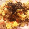 ゆずLOVER's cooksnap of when they made 簡単☆パラパラきんぴらごぼう炒飯☆.