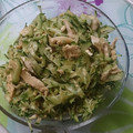 mireirei's cooksnap of when they made ササミとキュウリの棒々鶏風和え.