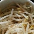 ma___111's cooksnap of when they made 白だしで★もやしのナムル.