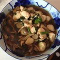 shyokoko's cooksnap of when they made 簡単！鶏ささ身としめじのめんつゆ葛煮✩.