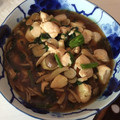 shyokoko's cooksnap of when they made 簡単！鶏ささ身としめじのめんつゆ葛煮✩.