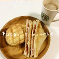 papikun's cooksnap of when they made あったかジャムチーズトースト.