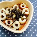 ＊marble＊'s cooksnap of when they made 輪～っ可愛い♡ちくわの納豆キムチドリア.