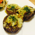 ヨーさん's cooksnap of when they made 簡単♪椎茸のカレーマヨチーズ焼き.
