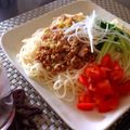 kohaze's cooksnap of when they made ジャージャー素麺.