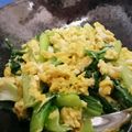 ヤマトマン's cooksnap of when they made 簡単＊ちんげん菜のスイートチリ卵とじ.