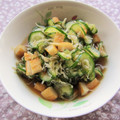 ✼mimosa✼'s cooksnap of when they made 【農家のレシピ】きゅうりと丸天の酢の物.
