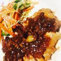 パン☆プキン's cooksnap of when they made 四日市ご当地グルメ♪ガッツリとんてき〜.