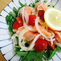 ma_chary's cooksnap of when they made 基本のサーモンマリネ.