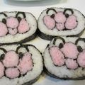 mamahami's cooksnap of when they made ☆子供が喜ぶアンパンマン太巻き☆巻き寿司.