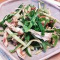 クック4SRKD0☆'s cooksnap of when they made 胸肉と胡瓜の梅昆布和え.