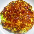 Ｍぱん's cooksnap of when they made お豆腐 de お好み焼き.