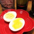 YUKIKI☆'s cooksnap of when they made ゆで卵☆オリーブ油と塩をかけるだけ.