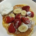 ブロッコリーの部屋's cooksnap of when they made イチゴとバナナのパンケーキ.