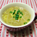 komomoもも's cooksnap of when they made もやしと卵のすまし汁.