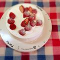 utataneソラ's cooksnap of when they made 苺のショートケーキ.