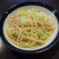 Ｐ子ママ's cooksnap of when they made キャベツとベーコンのパスタ★☆.