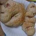 alcohl's cooksnap of when they made 全粒粉のベーコンエピ.