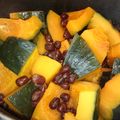 シナボンフリーク's cooksnap of when they made かぼちゃの甘納豆煮.