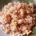 キャンチョメ♪'s cooksnap of when they made しらすとベーコンの和風チャーハン☆.
