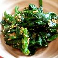 くぅぽん☆'s cooksnap of when they made 5分で!!ホウレン草のごま和え♪.